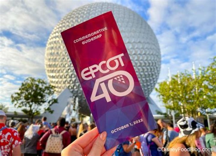 Epcot 40 Year Anniversary Book, Magazine, and Pin Special