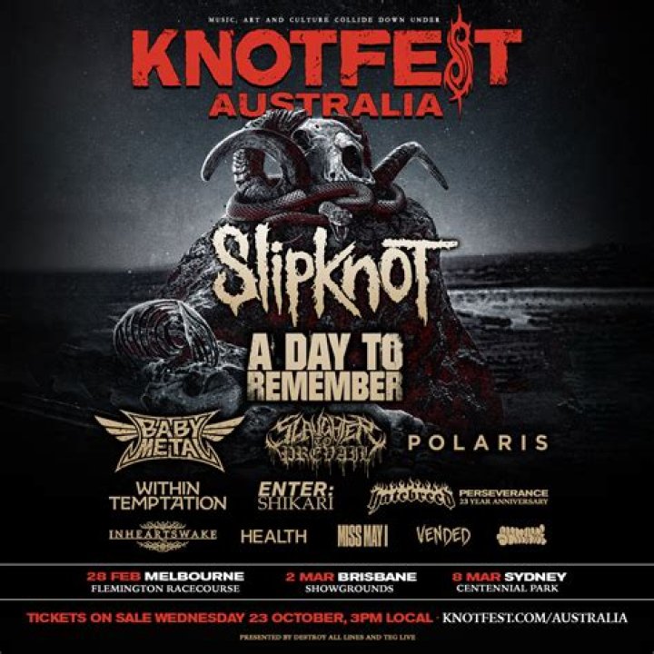 Slipknot Details The Lineup For Knotfest Iowa