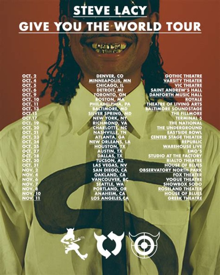 Steve Lacy Announces ‘Give You the World’ 2022 North American Tour
