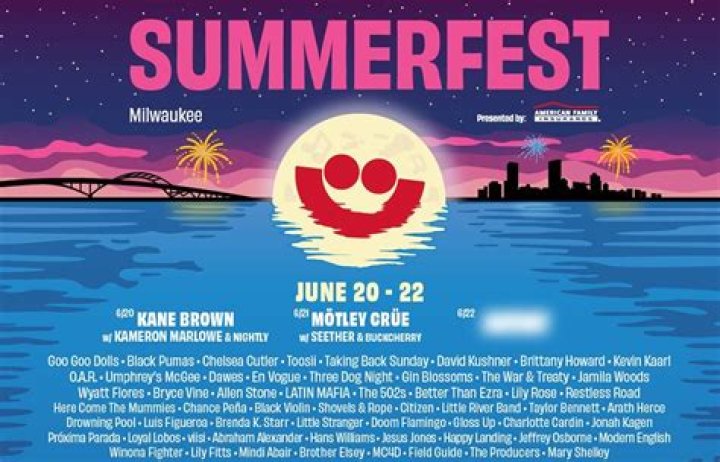 Summerfest Reveals The Artist Lineup For 2024